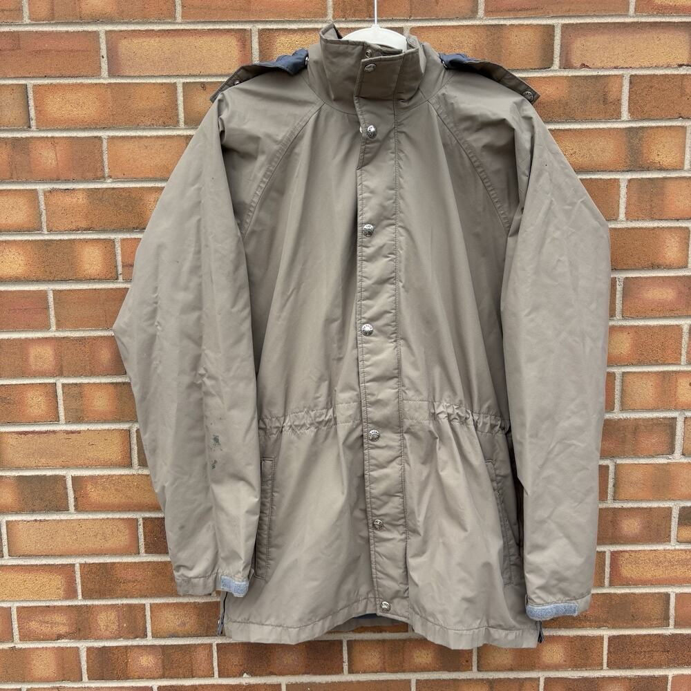 The North Face Brown Label Parka Jacket M? Removable Hood VTG 90s Made In USA